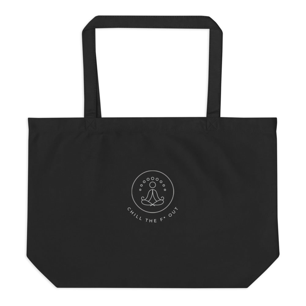 Large organic tote bag (Front and back print)