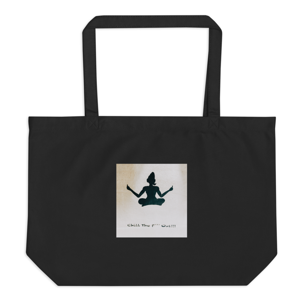 Large organic tote bag