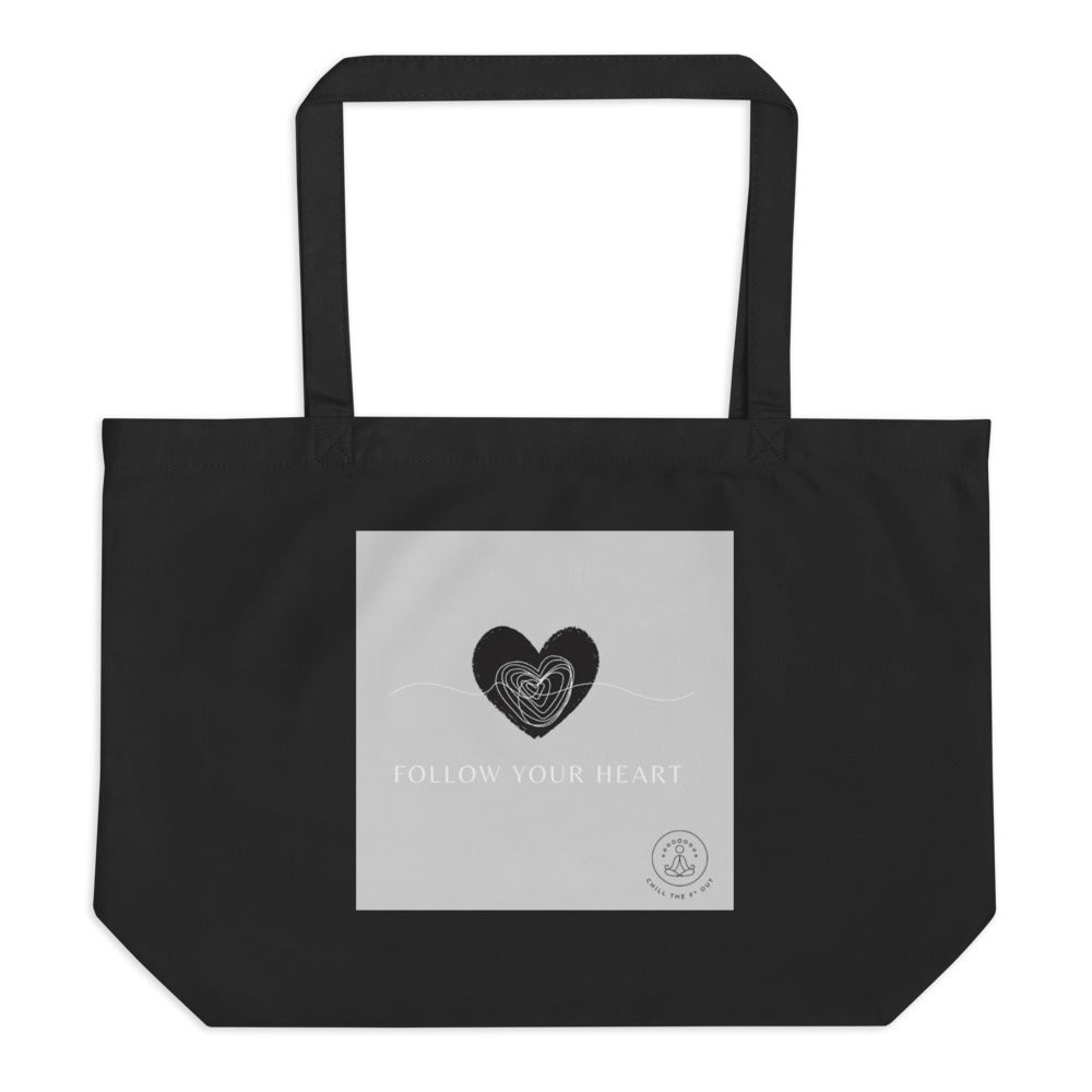 Large organic tote bag