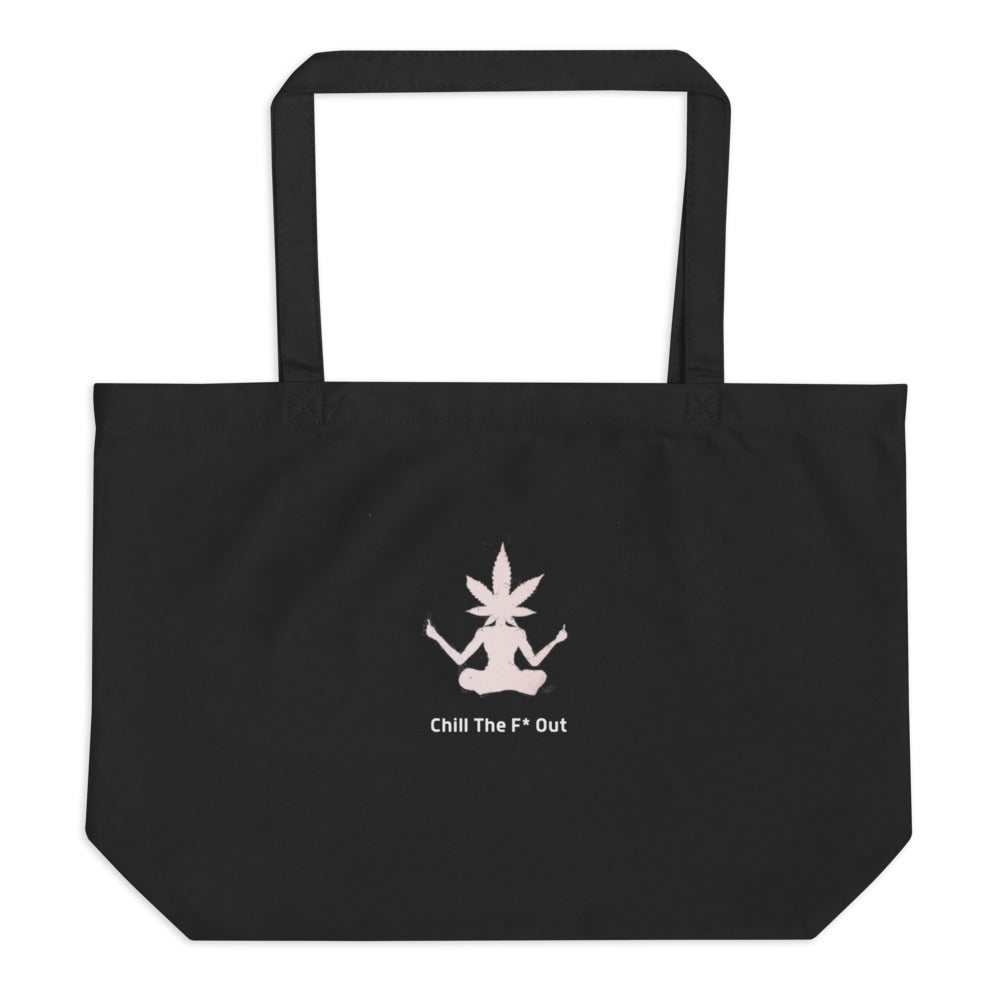 Large organic tote bag (Front and back print)