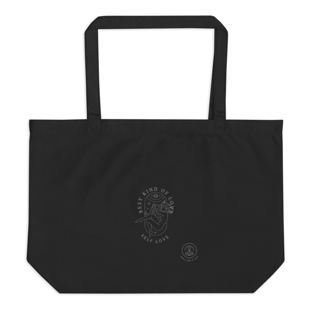 Large organic tote bag